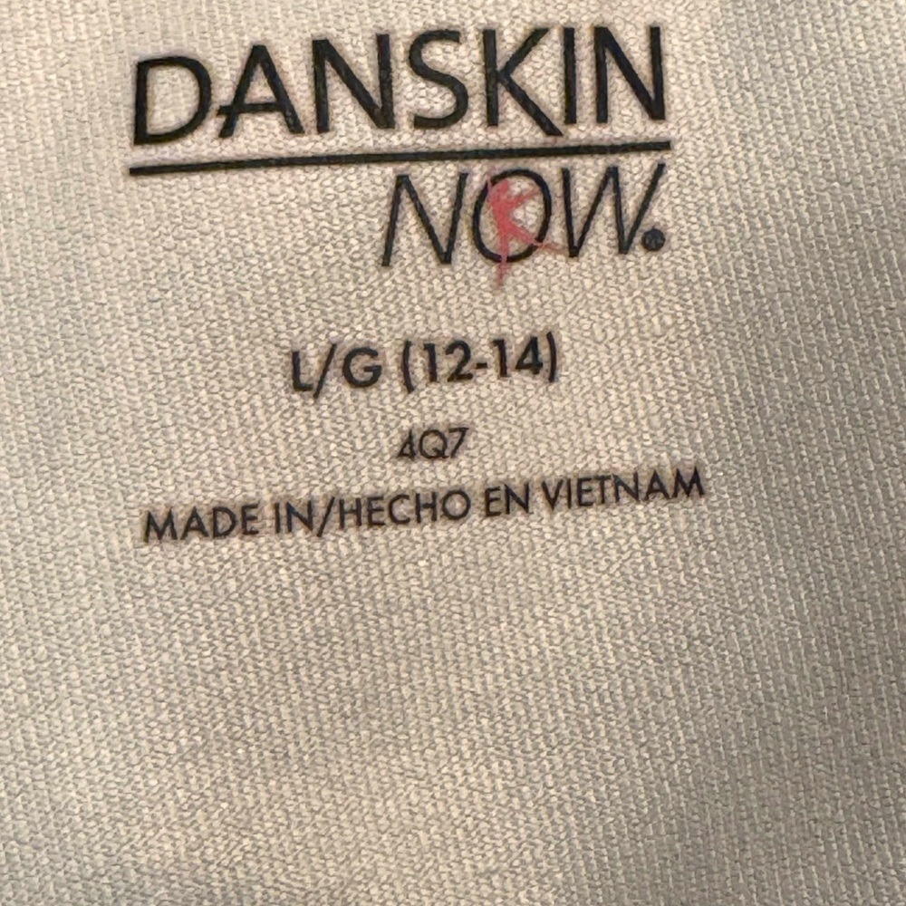 Danskin Now milticolor leggings with drawstring size LARGE - Picture 3 of 5
